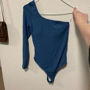 Klassy Network Off-The-Shoulder Bodysuit